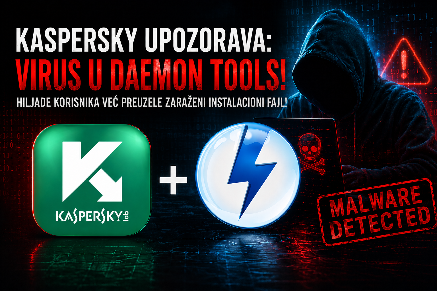 Kaspersky upozorava: Opasan virus u popularnom Daemon Tools programu